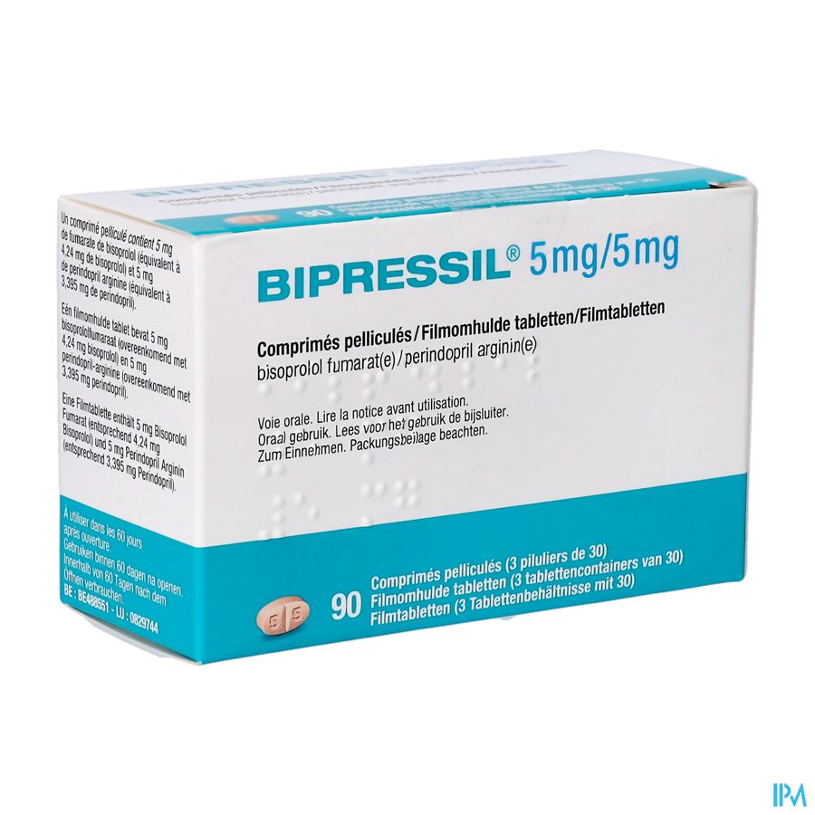 Bipressil 5mg/ 5mg Filmomh Tabl 90