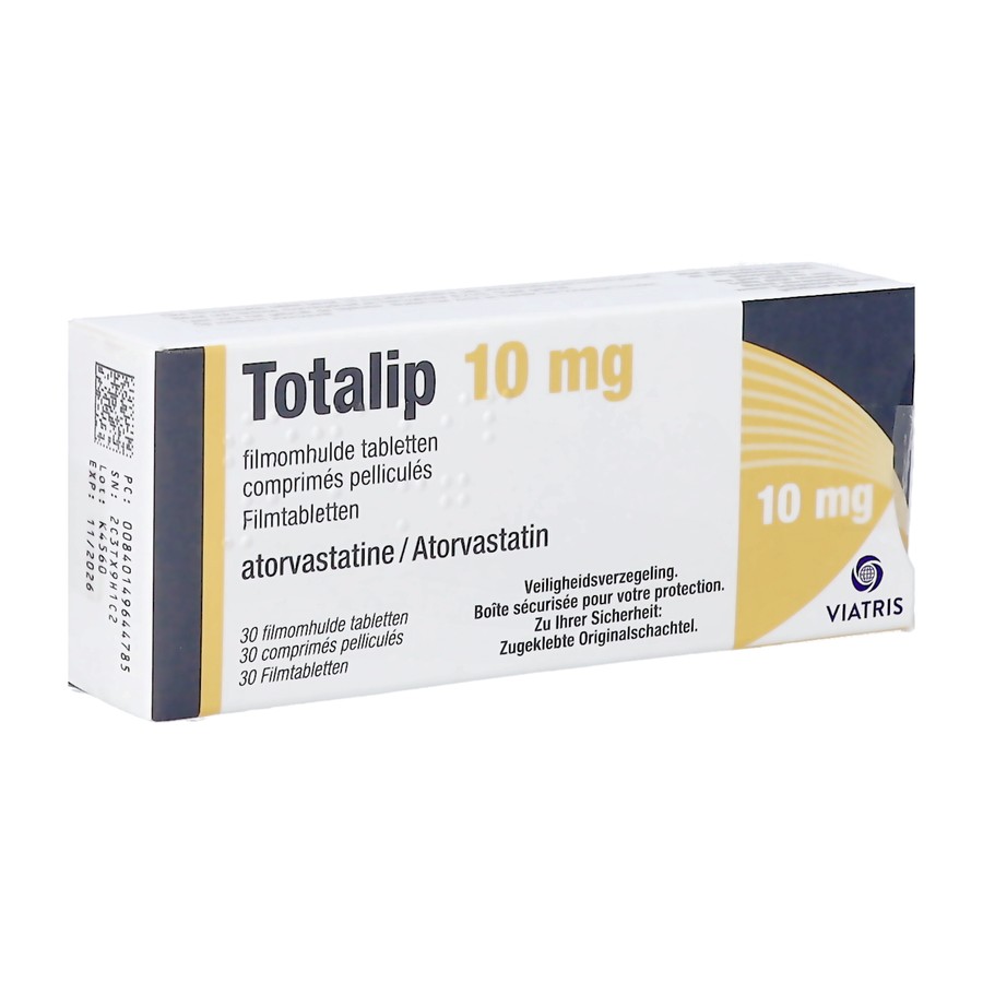 Totalip 10mg Filmomh Tabl 30