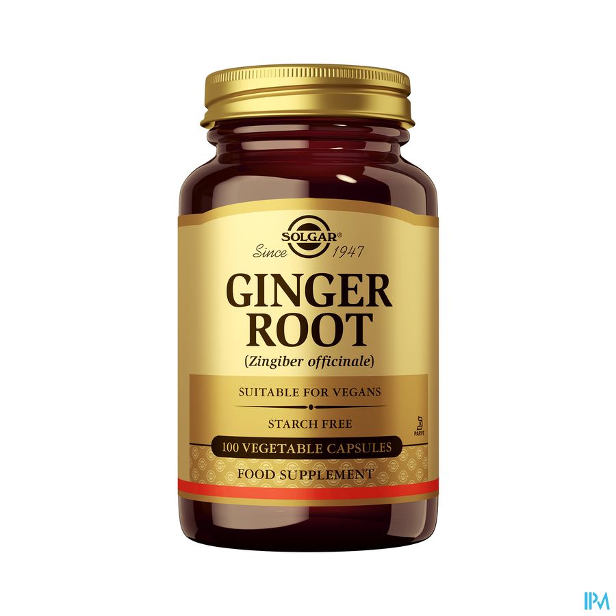 Solgar Ginger Root V-caps 100
