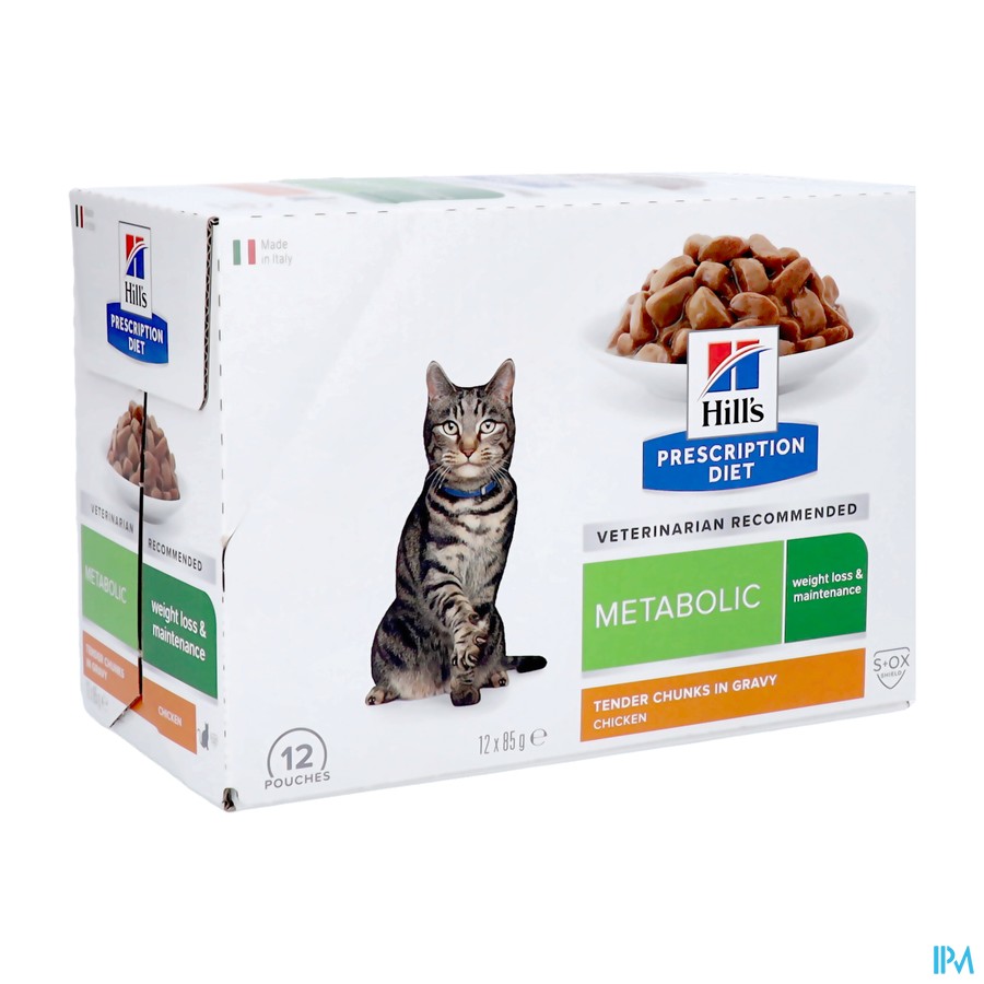 Prescription Diet Feline Metabolic Pouch 12 X 85g