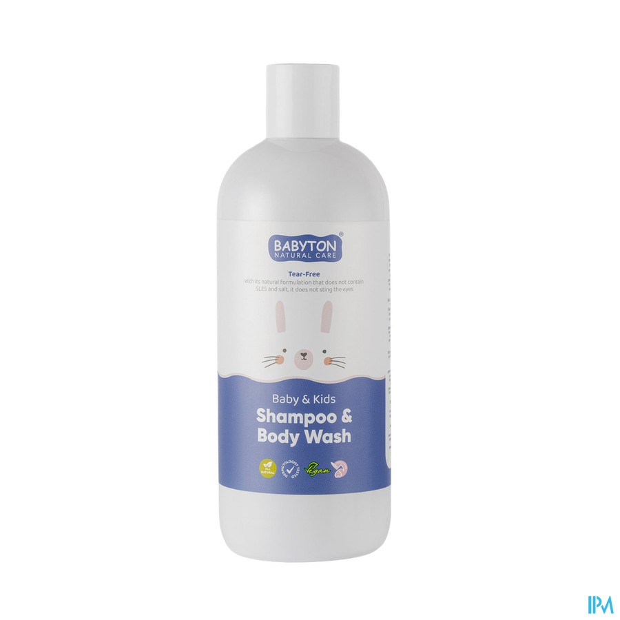 Babyton Natuurlijke Tranenvrije Sh Baby/kids 400ml