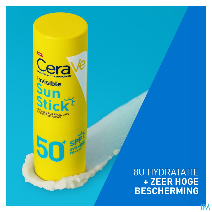 Cerave Sun Onzichtbare Zonnestick Spf50+ 8g