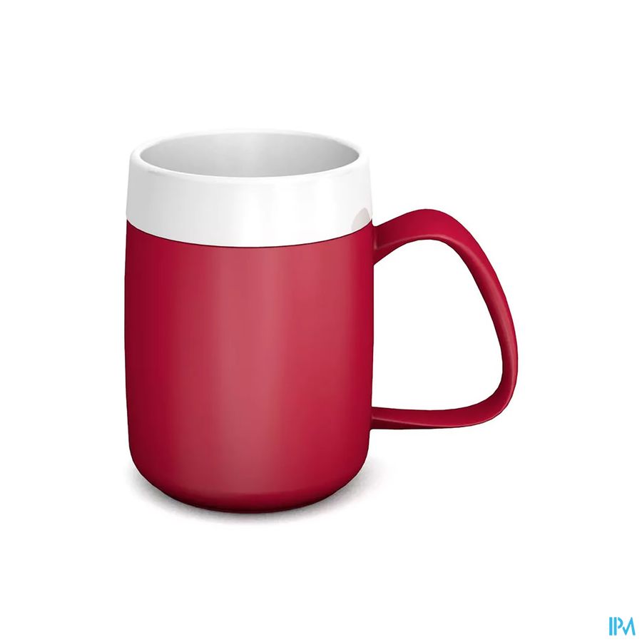 Beker Isol.trecht.1 Ergohandv.thermov.rood 220ml