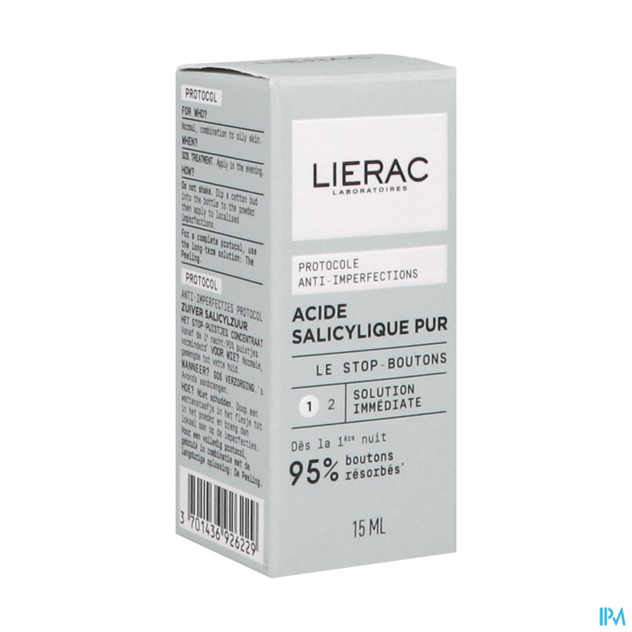 Lierac Protocol Stop Puistjes Fl 15ml