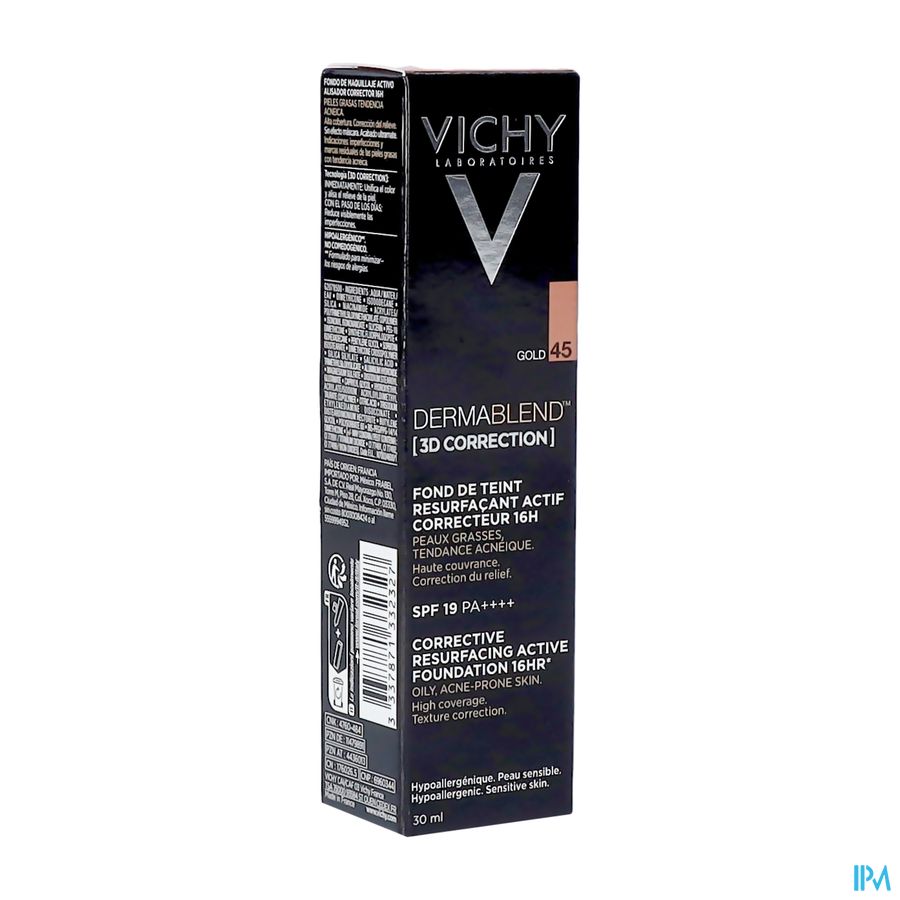 VICHY DERMABLEND 3D FLUIDE 45 30ML