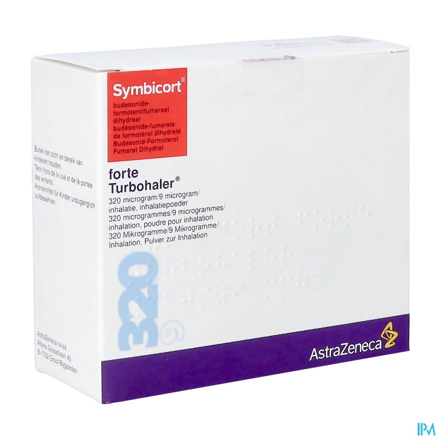 Symbicort Forte Turbohaler 320/9,0 Mcg Doses 3x60