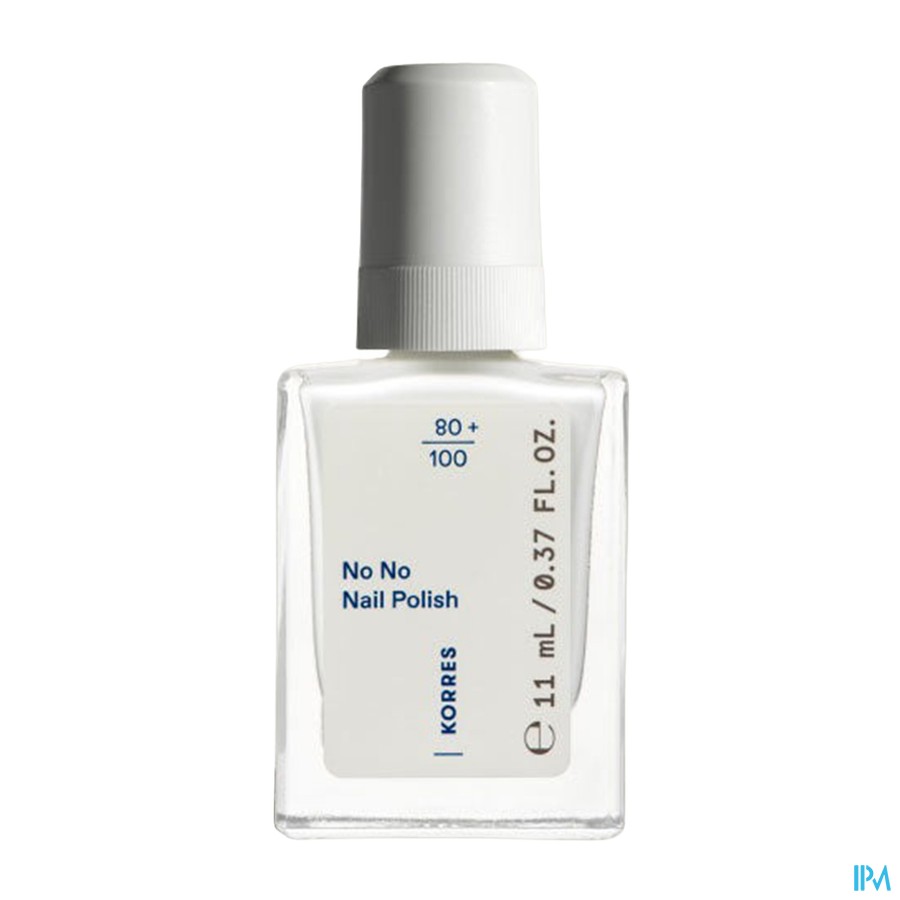 Korres Km No No Nail Polish 01 Pure White 11ml