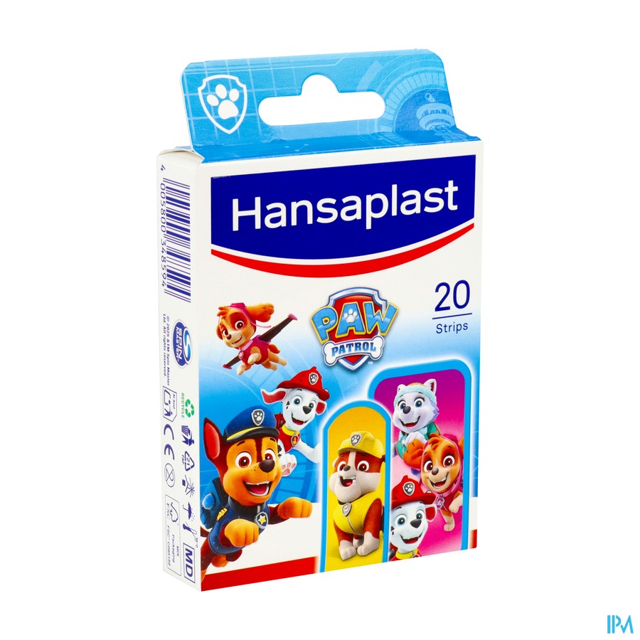Hansaplast Pansements Paw Patrol Strips 20