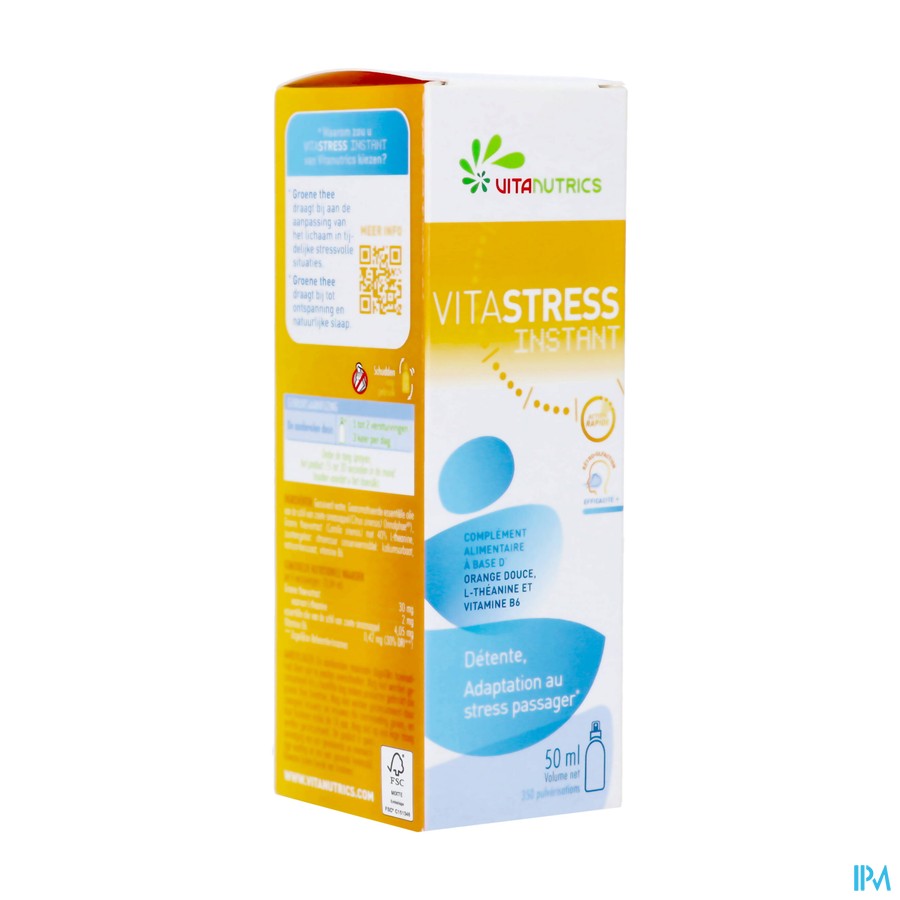 Vitastress Instant Spray Vitanutrics Fl 50ml