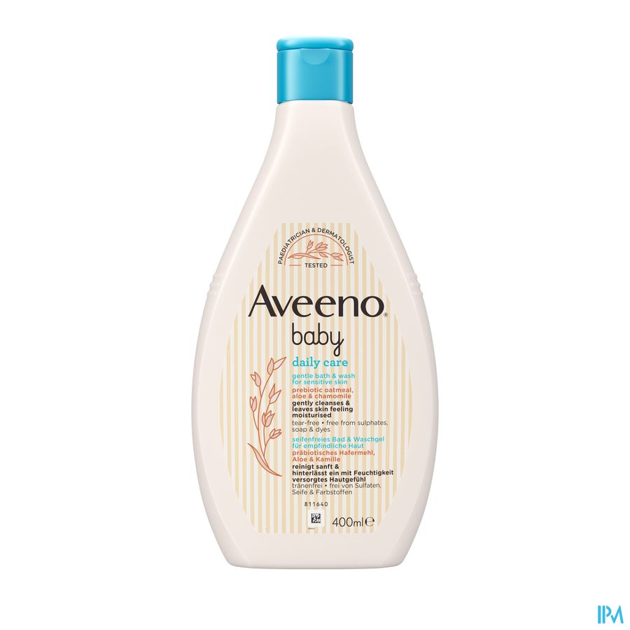 Aveeno Baby Daily Care Bain&gel Nett. Doux 400ml