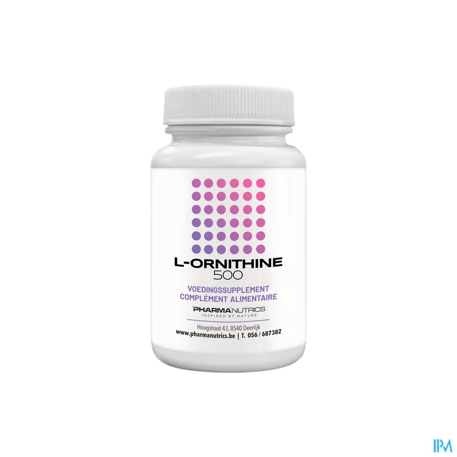 l-ornithine 500 V-caps 60 Pharmanutrics