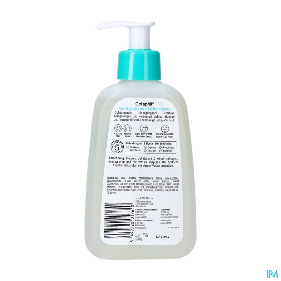 Cetaphil Gentle Exfol.alicylic Acid Cleanse 236ml Cetaphil Gentle Exfol.alicylic Acid Cleanse 236ml