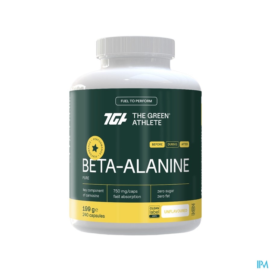 The Green Athlete Beta-alanine Caps 240