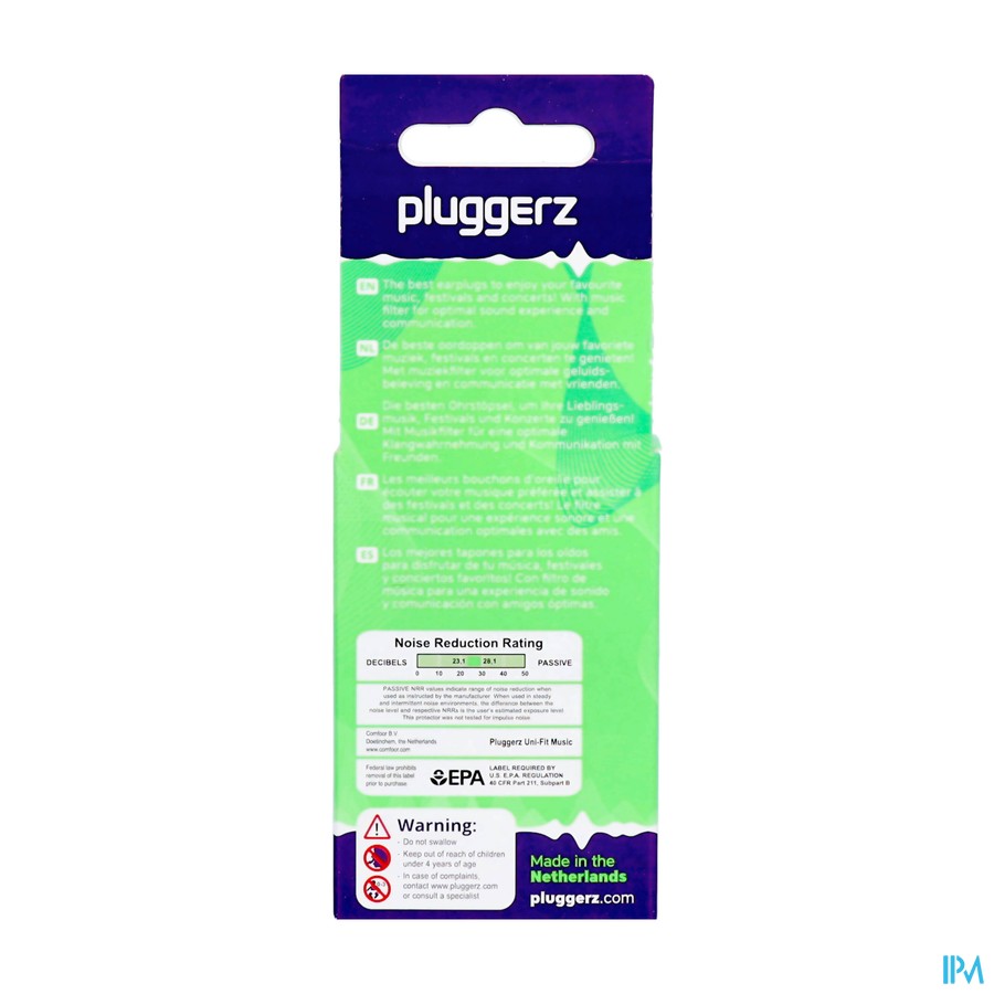 Pluggerz Enjoy Life Music 1 Paire