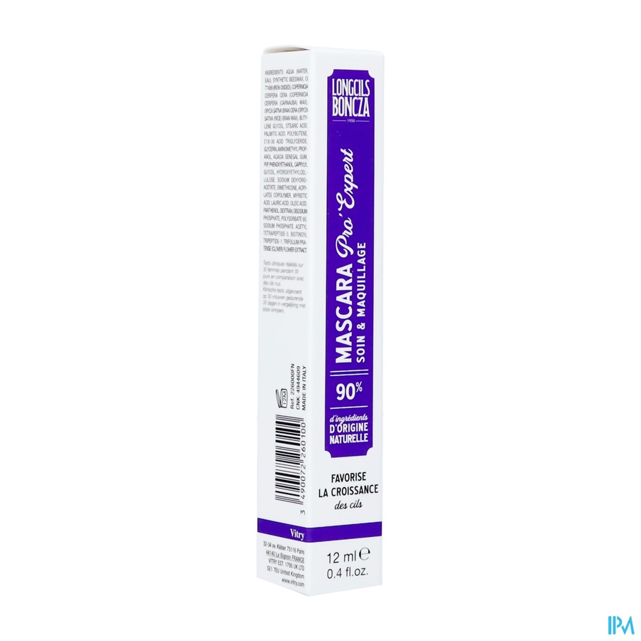 Longcils Boncza Pro Expert Mascara Noir 12ml Nf