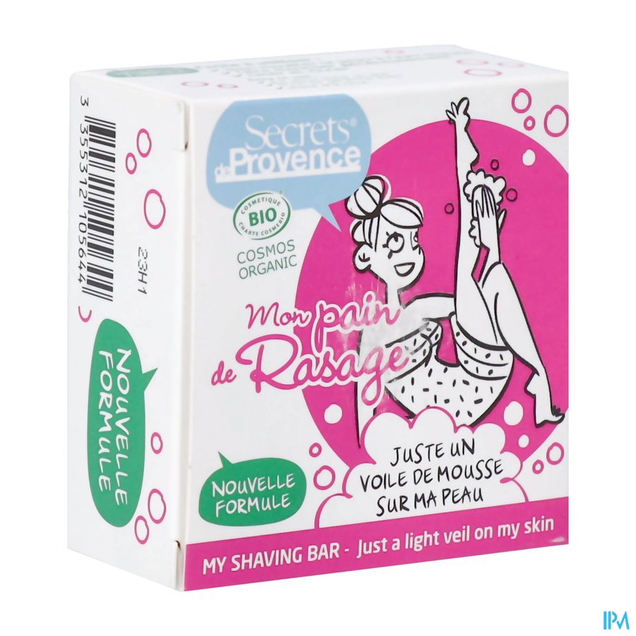 Secret De Provence Savon Rasage Femme Bio 90g Secret De Provence Savon Rasage Femme Bio 90g