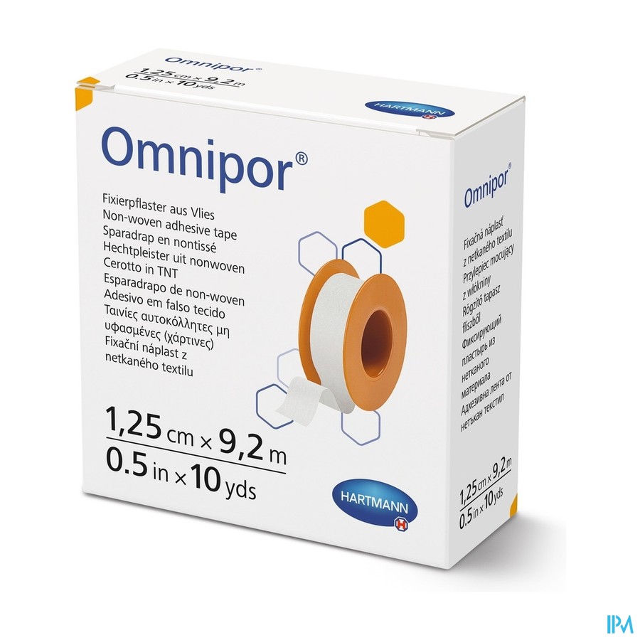 Hartmann Omnipor 1,25cmx9,2m 1 P/s