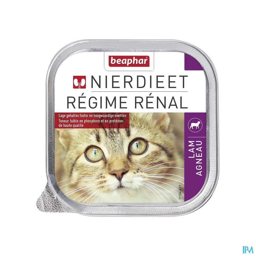 Beaphar Regime Renal Agneau 100g