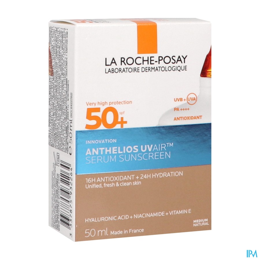 Lrp Anthelios Uvair Getint Zonbesch.serum Med.50ml