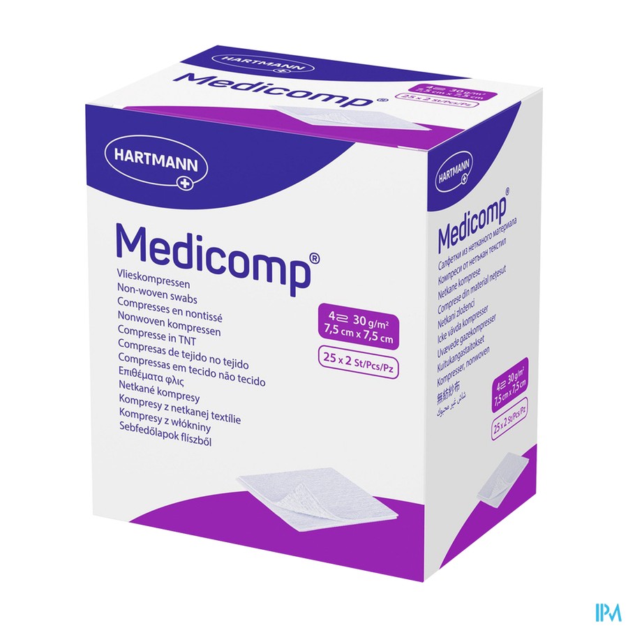 Hartmann Medicomp 5x5cm 4pl. St. 40x5 P/s