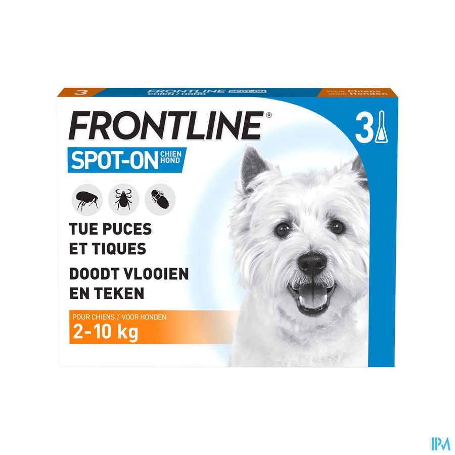 Frontline Spot On Hond 2-10kg Pipet 3x0,67ml