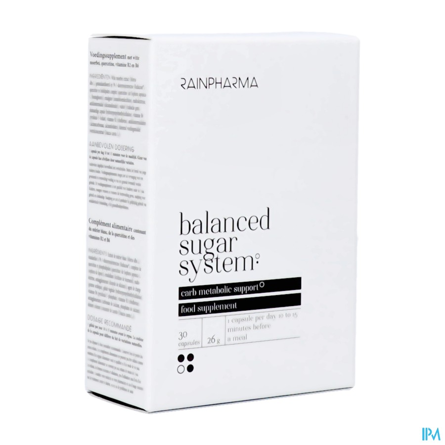 RAINPHARMA BALANCED SUGAR SYSTEM 30 CAPS