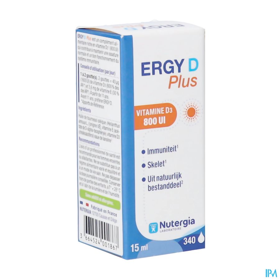 Ergy D Plus Fl 15ml Nf