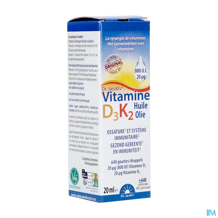 Vitamine D3 K2 Fl 20ml