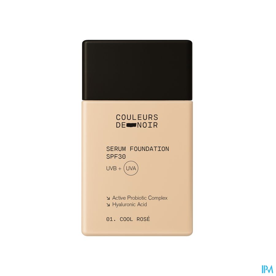 Couleur De Noir Serum Fdt Spf30 01 Cool Rose30ml