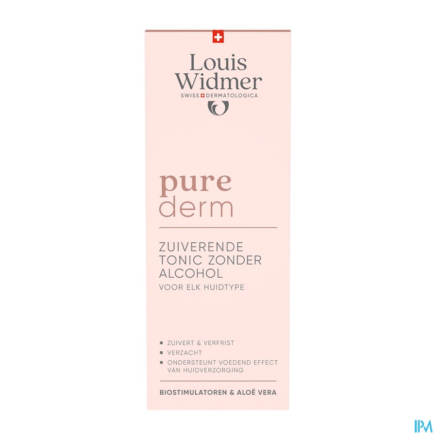 Widmer Purederm Zuiverende Tonic Zonder Alcohol 200ml