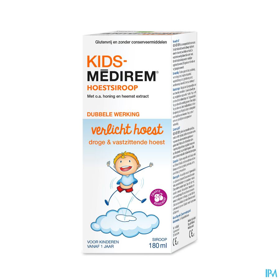 Kids Medirem Hoestsiroop 180ml Kids Medirem Hoestsiroop 180ml