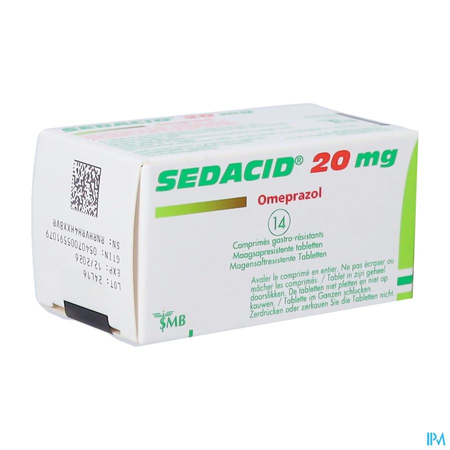 Sedacid 20mg Comp 14 X 20mg Sedacid 20mg Comp 14 X 20mg