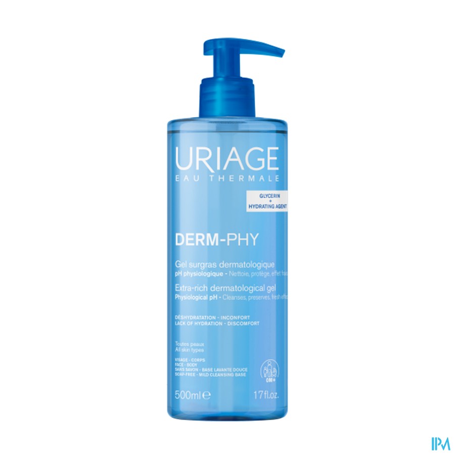 Uriage Dermo-phy Dermatologische Overvetgel 500ml