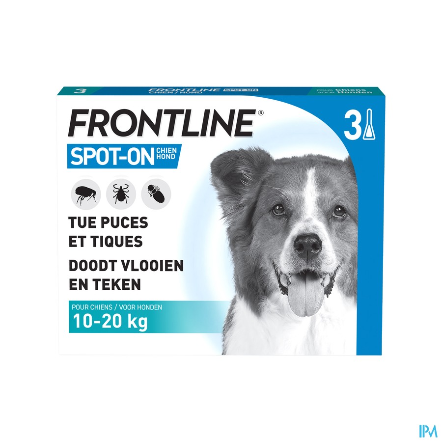 Frontline Spot On Hond 10-20kg Pipet 3x1,34ml