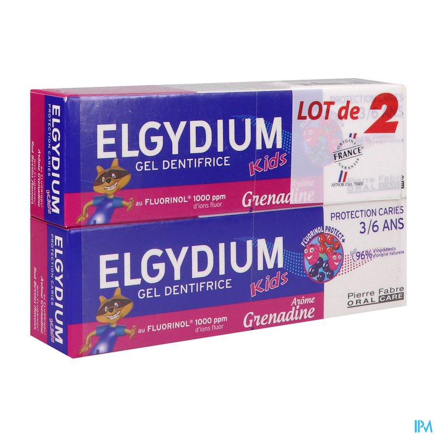 ELGYDIUM DENT KIDS 3/6A GRENAD X2
