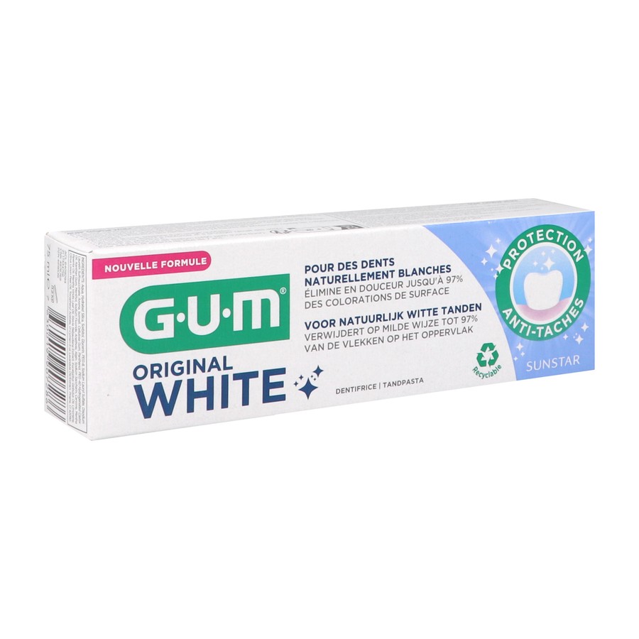 Gum Original White Tandpasta 75ml