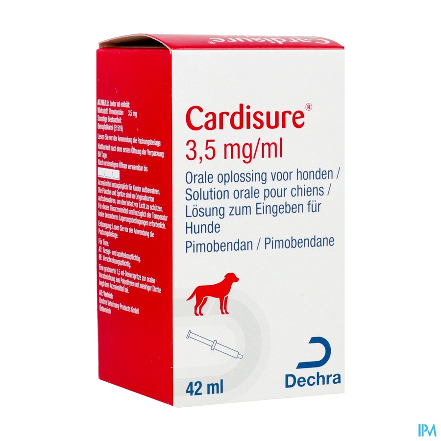 Cardisure 3,5mg/ml Sol Orale Chiens Fl 1 X 42ml