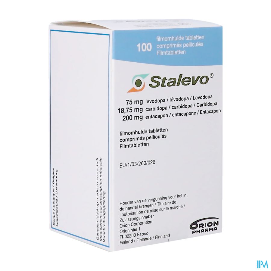 Stalevo 75mg/18,75mg/200mg Abacus Filmomh Tabl 100