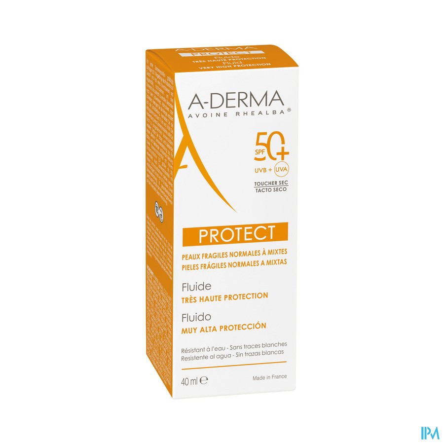 Aderma Protect Fluide Spf50+ 40ml