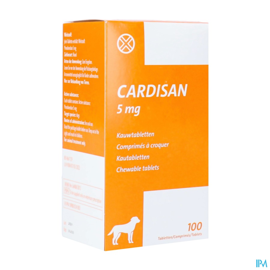 CARDISAN 5MG 100 CHEWTAB