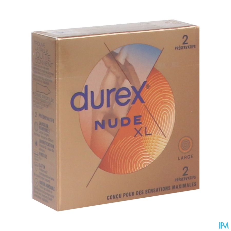 PRESERV DUREX NUDE XL X2
