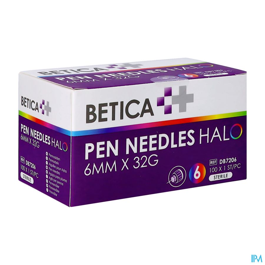 Betica Pen Needles Halo 6mmx32g 100