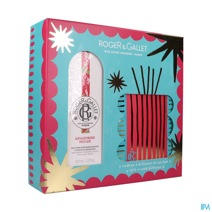 Roger&gallet Kerstset Gingembre 100ml + Diff 2025