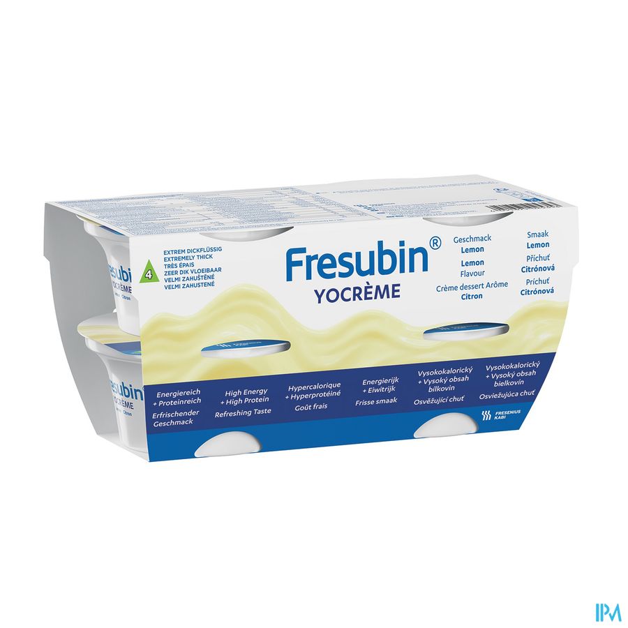 Fresubin Yocrème 125g Citron/citroen