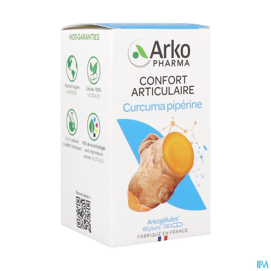 ARKOG CURCUMA+PIPERINE BIO GELU130