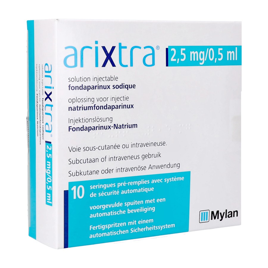 Arixtra 2,5mg/0,5ml Opl Inj Voorgevulde Spuit 10