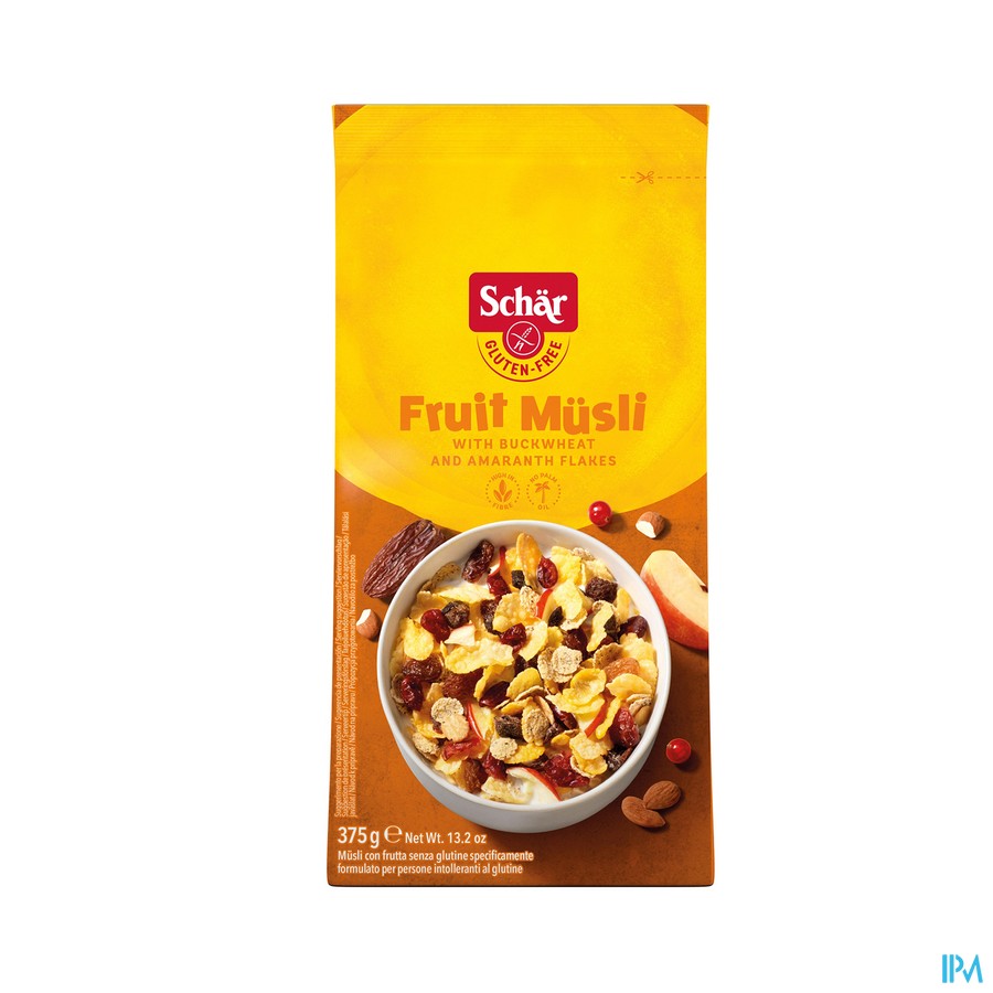 Schar Muesli Fruit 375g 3210 Revogan