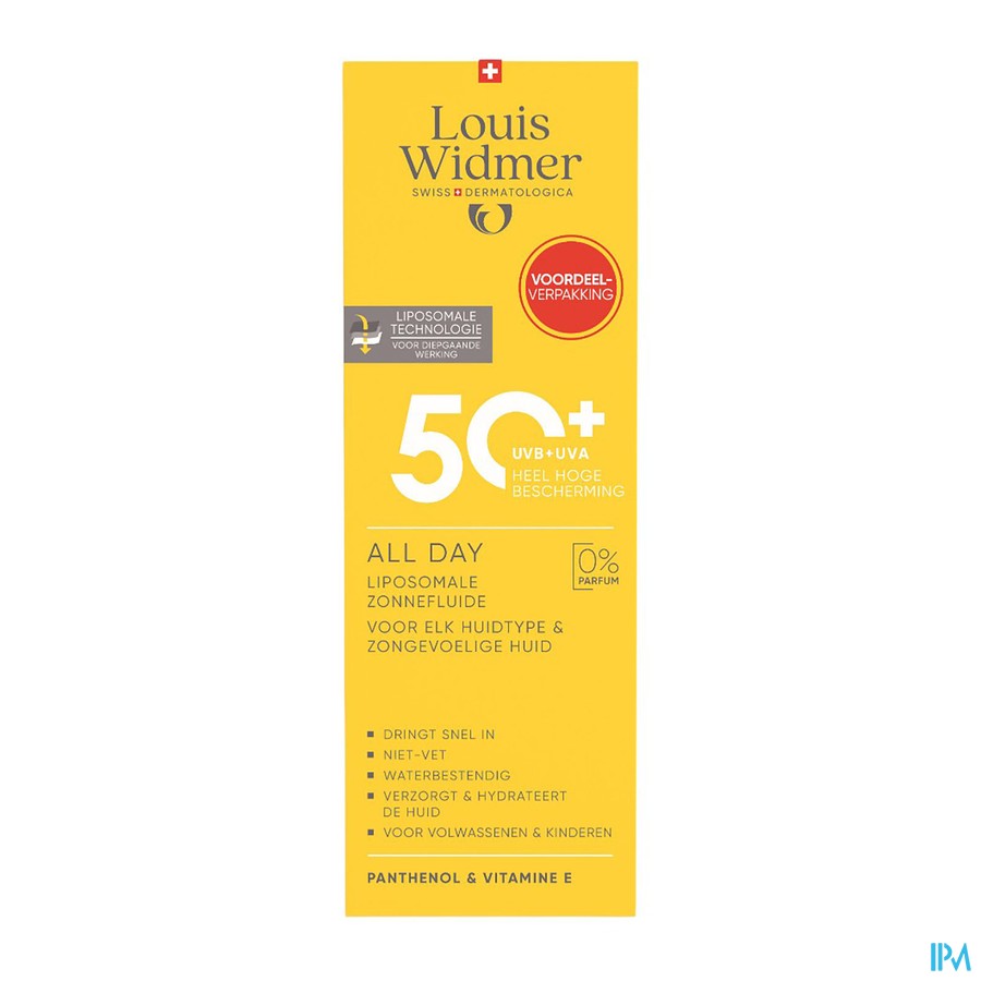 Widmer All Day 50+ Value Pack Zonder Parfum* 200ml