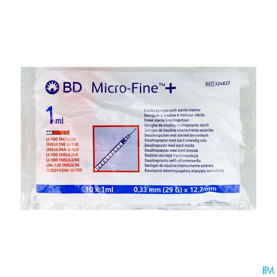 Microfine Ser.ins. 1ml 29g 12,7mm 10 324827
