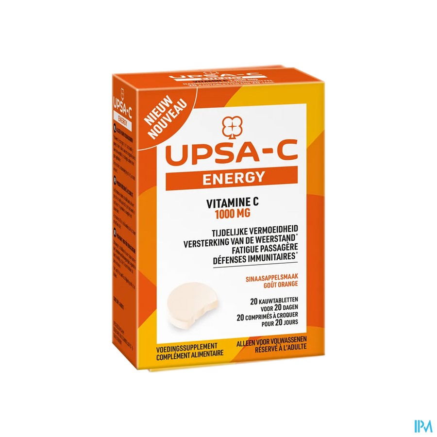 Upsa C Energy 1000mg Comp Croq. 20 Nf